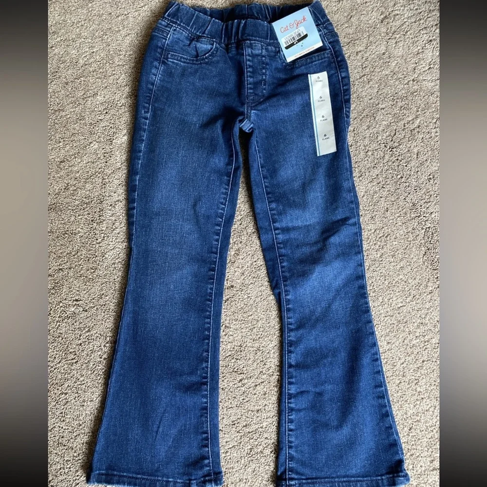 NWT Cat & Jack and Old Navy Girl’s Jean Bundle. Size 6 and 6/7. Skinny And Flare